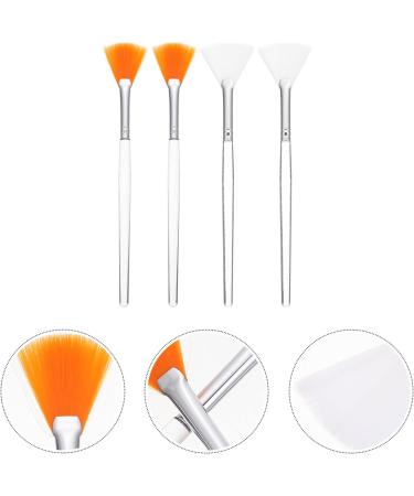 STAHAD 4pcs Mask Brush Powder Applicator Gel Mask Flat Heads Fan for Facials Cosmetic Cream - Buy Online on GoSupps.com