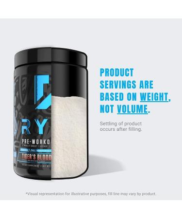 Ryse Project Blackout Pre Workout - Pump Energy & Strength with Caffeine, Vitacholine, Nitrates, Theobromine - 25 Servings (Tiger's Blood) - Buy Online on GoSupps.com
