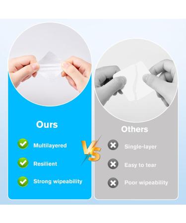  Carehabi Carehabi 500 x Lint Free UV Gel Nail Polish Remover for Manicure and Pedicure White - Buy Online on GoSupps.com