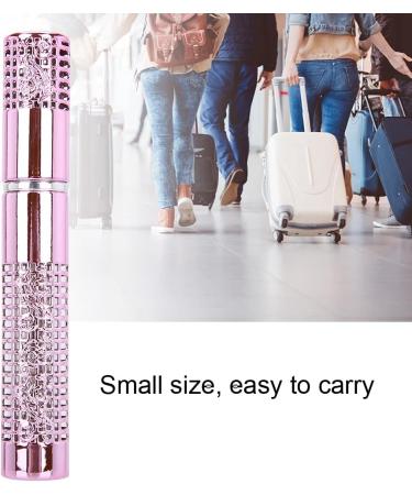 Verdant Touch Empty Perfume Bottle 5ml Empty Perfume Spray Bottle Refillable Essential Oil Travel Portable Atomizer Pink - Buy Online on GoSupps.com