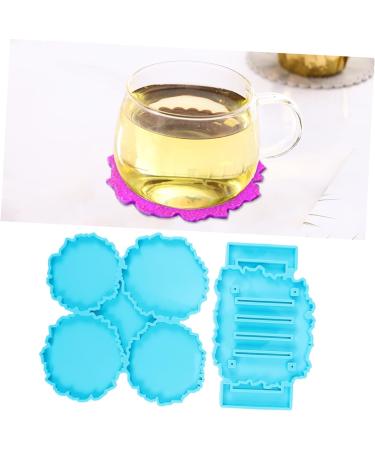 STOBOK 1 Coaster Mold Resin Moulds Resin Casting Molds Resin Silicone Molds Soap Dish Molds for Chocolate Molds for Resin Epoxy Mold Silicone Mould Chocolate Mould Fudge Silica Gel Agate - Buy Online on GoSupps.com