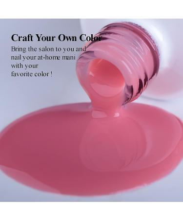 Imtiti Sheer Jelly Pink Gel Nail Polish - UV/LED Light Cure DIY Manicure 0.5 fl oz - Buy Online on GoSupps.com