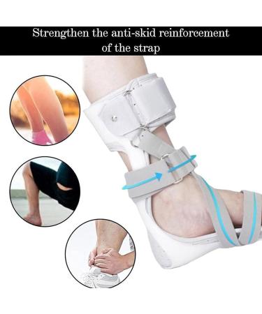 Buy Large Left Ankle Brace Support for Foot Drop Achilles Tendinitis & Joint Sprains - Optimal Rehabilitation & Protection for Men & Women | International Shipping Available - Buy Online on GoSupps.com