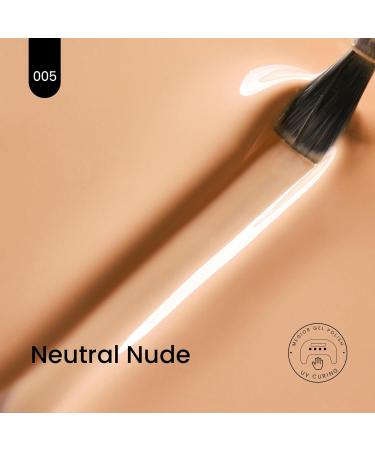 MEGIOR Nude Gel Nail Polish 15ml Neutral Nude Gel Polish 1PCS Soak Off UV LED Nail Gel Polish for Nail Art Manicure Salon DIY Home for Women Girls Nails - Buy Online on GoSupps.com