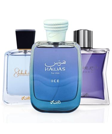 RASASI Hawas Ice Daarej Shuhrah - For Men EDP Sprays Elevate Your Aura With These Masculine Scents. (COLLECTION)