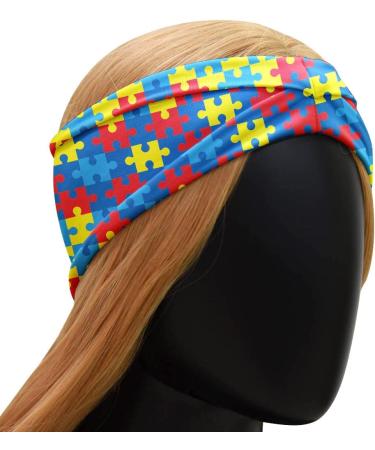 SAE99 Sweatband Headband - Soft Stretchy Head Wrap for Sport & Yoga - Fits All Sizes - Buy Online on GoSupps.com