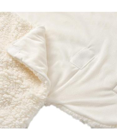 Cute Unisex Newborn Cotton Sleeping Bag | Thicken Blanket Swaddle | Baby Girl Gifts 0-6 Months (White) - Buy Online on GoSupps.com