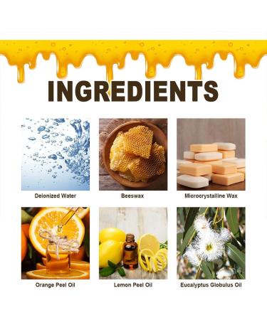 Presencte Natural Micro-Molecularized Beeswax Spray 2024 New Beeswax Spray Furniture Polish for Cleans Wooden Surfaces Shines and Protects Removes Fingerprints Dust Grime (3PCS) - Buy Online on GoSupps.com