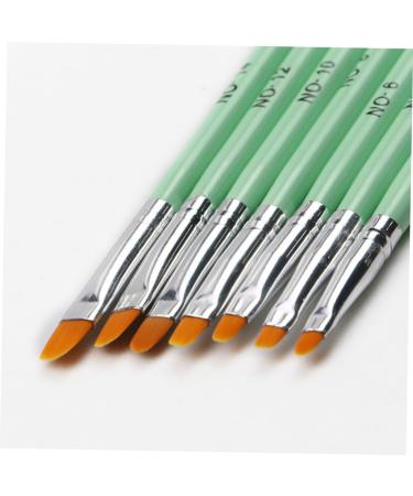 Beaupretty 1 Set manicure tools nail tools nail art decoration Nail Art Pen pinceles para u as acrilicas Nail Manicure Accessories Nail Decoration gel Nail Pen decorate Wooden pole 13.8x1cm Green - Buy Online on GoSupps.com