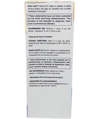 Neuro Vital B12 Energy Syrup - Boost Energy & Focus Naturally - Buy Online on GoSupps.com