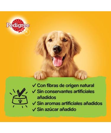 Pedigree Pack of 12 cans of 800 g of wet food for dogs with chicken flavour in pate - Buy Online on GoSupps.com