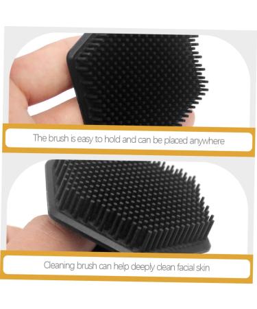 PLAFOPE Silicone Face Brush Exfoliator Brush Exfoliating Brush Manual Facial Brush Women Facial Cleaning Tool Sponges Scrubber Oil for Face Facial Cleansing Brush Silicone Brush - Buy Online on GoSupps.com