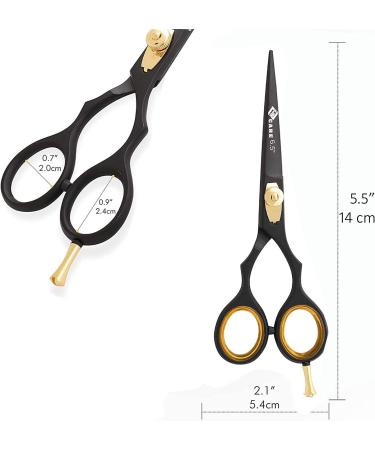 YSCARE Professional Hair Scissor - Stainless Steel Hair Cutting Shears for Salon Barbers - 6.5 inch Straight Blade - Ideal for Men, Women, Children, and Adults - Buy Online on GoSupps.com