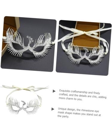 minkissy The Eye Halloween Masquerade Venetian Venetian Party Masquerade Women Mardi Gras for Women Party Women Cosplay Rhinestone - Buy Online on GoSupps.com