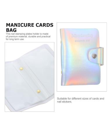 Buy Lurrose Nail Art Stamp Holder - 2-Piece Collection with 20 Slots for Organizing & Storing Stamping Plates - Perfect for Nail Art Enthusiasts | International Shipping Available - Buy Online on GoSupps.com