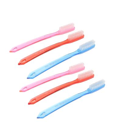 Mobestech 24 STK manual toothbrushes bulk material medium toothbrush clean hard toothbrush vip-toothbrush stains mixed disposable brush for adults trip very difficult