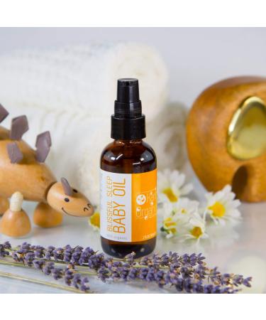 Blissful Sleep Baby Oil | Organic Apricot & Evening Primrose | Soothes Dryness Cradle Cap & Eczema - Buy Online on GoSupps.com
