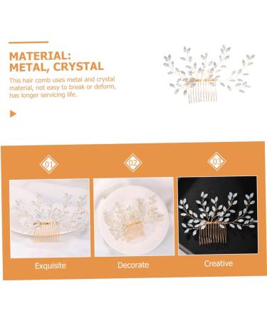 FRCOLOR Sweet Rhinestone Hair Accessories Prom Hair Accessories Bridal Hair Accessories Hair Jewels for Women Hair Toppers for Women Tiaras for Women Hair Piece Metal Bride Rhinestones - Buy Online on GoSupps.com