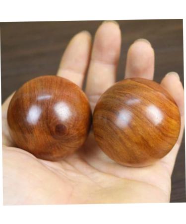 Beaupretty 3 Couples Chinese Massage Balls | Asian Meditation & Hand Exercise Stress Relief Tools for Adults | Wooden Wrist Balls for Health - Buy Online on GoSupps.com