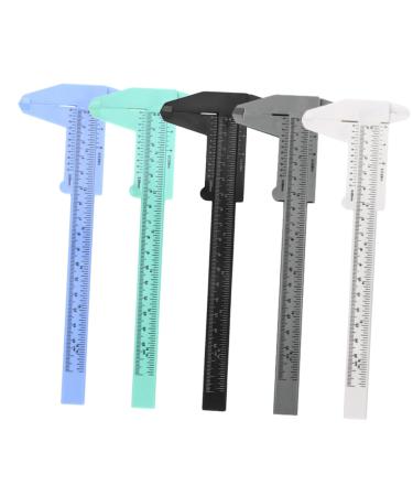 WOFASHPURET Microblading Ruler 5pcs Eyebrow Measuring Ruler Eyebrow Tools Makeup Tools Measuring Tool Wen Wan Eyebrow Card Student