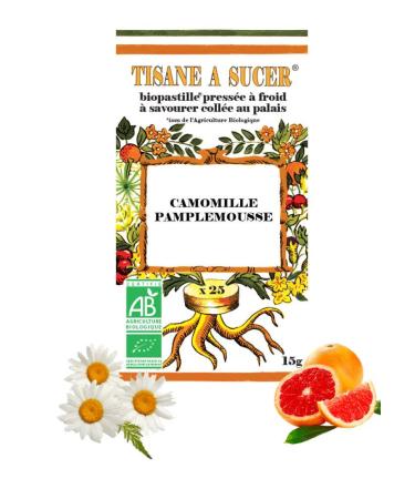 Organic Herbal Tea Lozenges Chamomile / Grapefruit