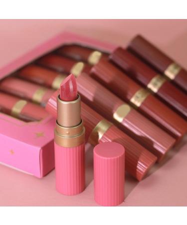 G n rique Travel-Size Lipstick Set 6 Colors Moisturizing Tinted Lip Balm | Waterproof Makeup for Parties Weddings Teens and Everyday Wear - Buy Online on GoSupps.com