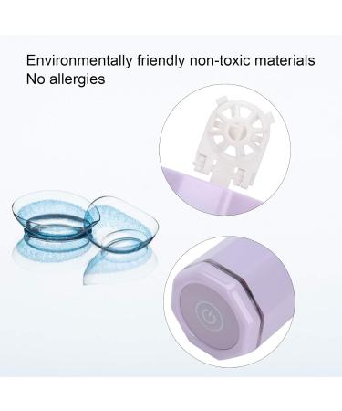 Portable Automatic Contact Lens Cleaner - Best Soft & Rigid Lens Cleaning Tool (Violet) | International Shipping - Buy Online on GoSupps.com