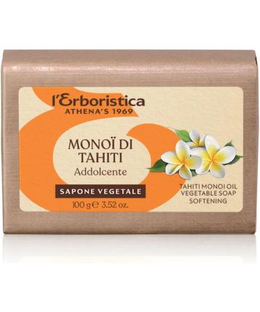 L'Herboristique Athena's | Assorted Vegetable Soaps: Almond Oil Organic Argan Oil Rice Starch Shea Butter Marseille Monoi Oil Soap Weight 100g 6 Pieces Made in Italy - Buy Online on GoSupps.com