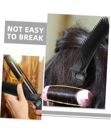 FRCOLOR 6 Pieces Hairdressing Salon Clip Makeup Hairdressing Hair Clips Hairdressing Clip Flat Hair Clips Hair Styling Hair Pins Bill Clips Hair Cutting Clips Main Accessories Hairdressing Clip Shape 14.20X3.00X2.30CM black - Buy Online on GoSupps.com