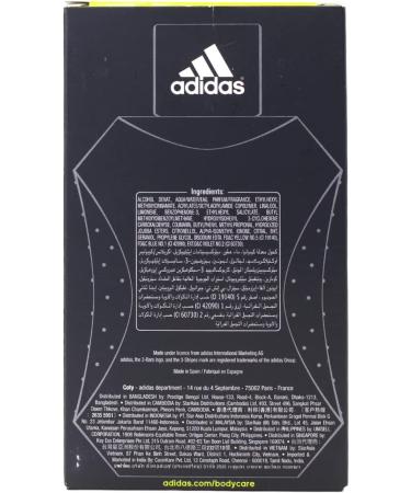 adidas Pure Game Eau De Toilette Spray 3.4 oz 3.4 Fl Oz (Pack of 1) - Buy Online on GoSupps.com