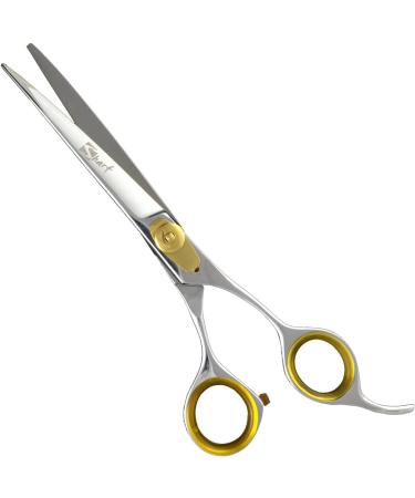 Sharf Gold Touch 7.5 Inch Curved Pet Grooming Shears | 440c Stainless Steel Japanese Scissors for Dogs - Buy Online on GoSupps.com