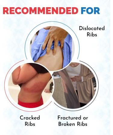 ITA-MED Breathable Elastic Rib Brace - Best Rib Belt for Women - Compression Rib Support Wrap for Broken or Fractured Ribs - Made In USA - Size Small - Buy Online on GoSupps.com