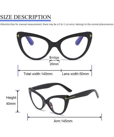 Cat Eye Reading Glasses Fashion Cute Reader for Women 4 Pack - 2.75 Strength - Stylish Mixed Pack x - Buy Online on GoSupps.com