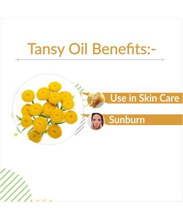Crysalis Tansy (Tanacetum Vulgare) Oil |100% Pure & Natural Undiluted Essential Oil Organic Standard/Calm & Relaxes Delicate & Troubled Skin Best Oil For Breakouts-Prone Skin-30ml Dropper - Buy Online on GoSupps.com