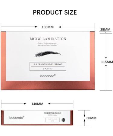 FantasyDay Brow Lamination Kit DIY Eyebrow Lamination Kit Professional Eye Brow Perm Kit Brown - Buy Online on GoSupps.com