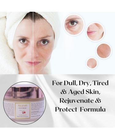 Rejuvenate & Protect Rosehip Seed Oil Face Cream - Summer Essentials 50 gm | Hydrating & Nourishing Skincare - Buy Online on GoSupps.com