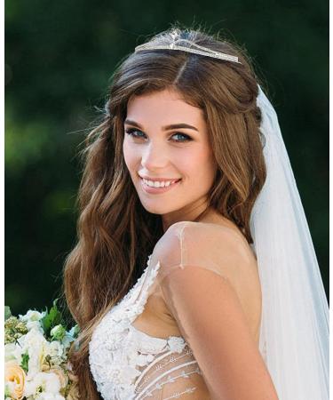 Wecoe Silver Crown for Women - Rhinestone Tiara for Birthday Girls, Princess Queen Fairy Crown - Perfect Wedding Hair Accessory and Mother's Day Gift - Buy Online on GoSupps.com