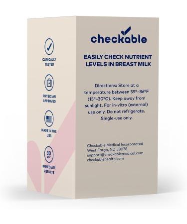 Breast Milk Nutrition Screening Strips - 50 Count Kit for Zinc, Calcium, Protein - Quick Results - Buy Online on GoSupps.com