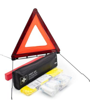 Motor Lamination Bag DIN 13164:2022 - First Aid Car Set | Auto First Aid Box & Dressing Bag for Cars & Motorcycles - Classic Design - Black - Buy Online on GoSupps.com