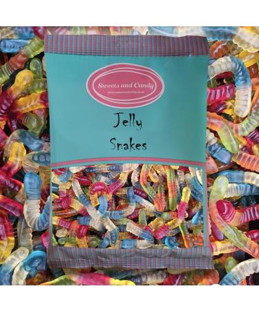 Halloween Sweets Share Size Bags - Spooky Sweets - Halloween Pick and Mix - Sweets and Candy (Jelly Snakes 1kg)