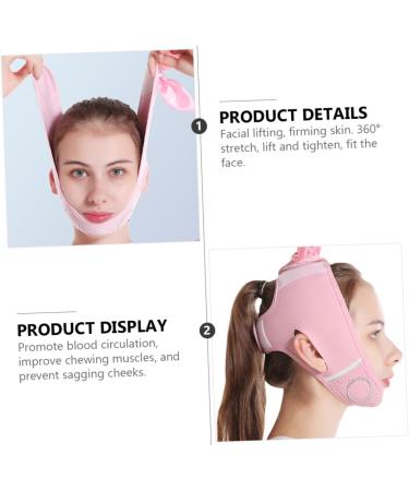 Beaupretty Double Chin Reducer Strap thin firming strap Reusable V Line V Line Facial Lift v for chin up strap double chin lift v shape for chin skin belt Neoprene plus nylon mesh Belt - Buy Online on GoSupps.com
