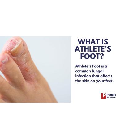 Puro Pharma Clotrimazole 1% Antifungal Solution | Fast Relief for Athlete's Foot Jock Itch & Ringworm | Soothes Itching & Burning - Buy Online on GoSupps.com