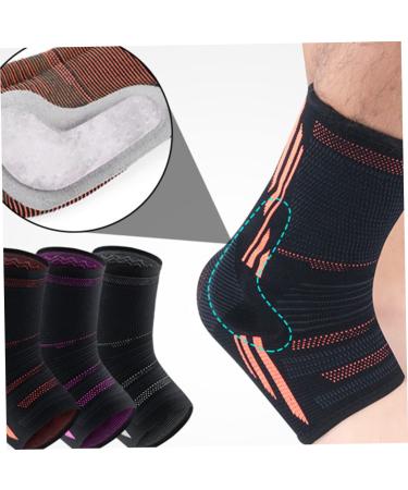 FOMIYES Silicone Ankle Brace for Women - Ankle Support & Foot Care Sleeve - Black | Best Ankle Guard for Sprains & Fitness - Buy Online on GoSupps.com