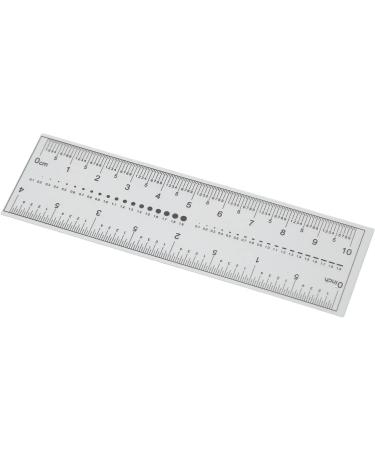 10PCS Nail Measuring Tool Transparent PVC Soft Ruler for Accurate Nail Measurement - Buy Online on GoSupps.com