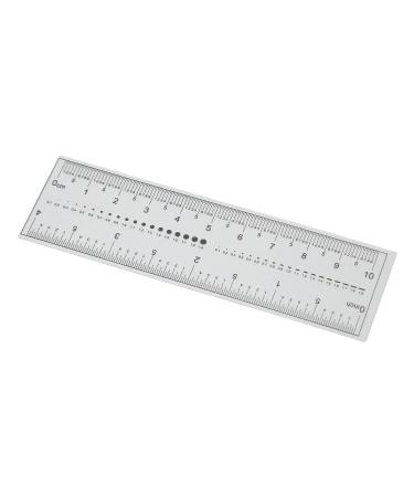 Nail Measuring Ruler Set | 10-Piece Ultra-Thin Transparent Tool for Precise Artificial Nail Measurement | International Shipping - Buy Online on GoSupps.com
