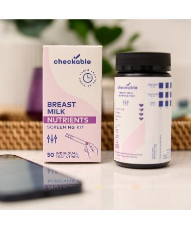 Breast Milk Nutrition Screening Strips - 50 Count Kit for Zinc, Calcium, Protein - Quick Results - Buy Online on GoSupps.com