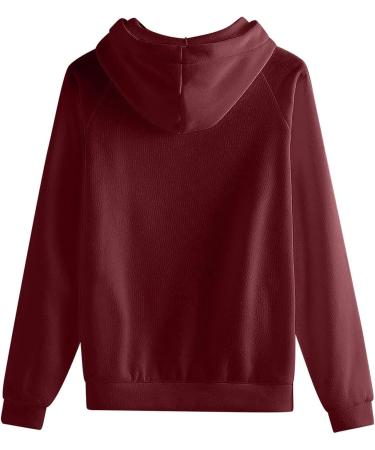 FIRERO Men's 2-Piece Sweatsuit Set | Casual Solid Tracksuit with Hoodie and Sweatpants | Long Sleeve, Pockets | Wine, Medium - Buy Online on GoSupps.com