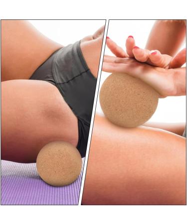 Kisangel Cork Massage Ball - Deep Tissue Myofascia & Foot Massage Device for Plantar Fasciitis & Yoga Relief - Buy Online on GoSupps.com