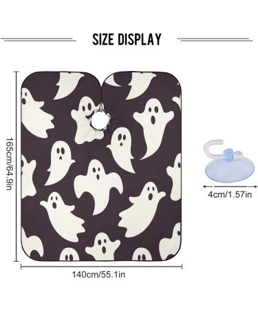 Kigai Happy Halloween Barber Cape | Waterproof Hairdressing Cape for Men & Women | Professional Adjustable Hair Cutting Cape - Buy Online on GoSupps.com