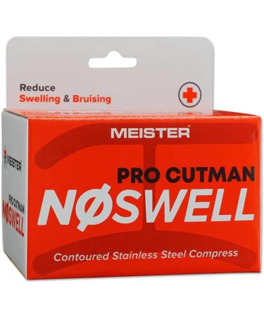 Meister Pro Cutman Contoured No-Swell Compress - Stainless Steel Solution for Bruises Cuts & Black Eyes | International Shipping Available - Buy Online on GoSupps.com